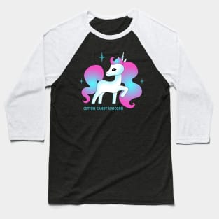 Cotton candy unicorn Baseball T-Shirt